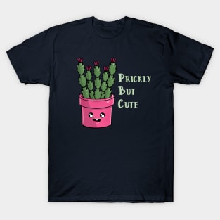 Prickly But Cute Kawaii Christmas Cactus T-Shirt